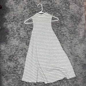Harper Canyon || striped high-neck dress